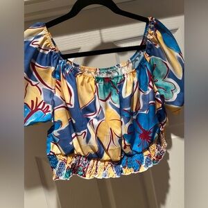 NWOT SHEIN two-piece floral maxi outfit. Womens XL.
